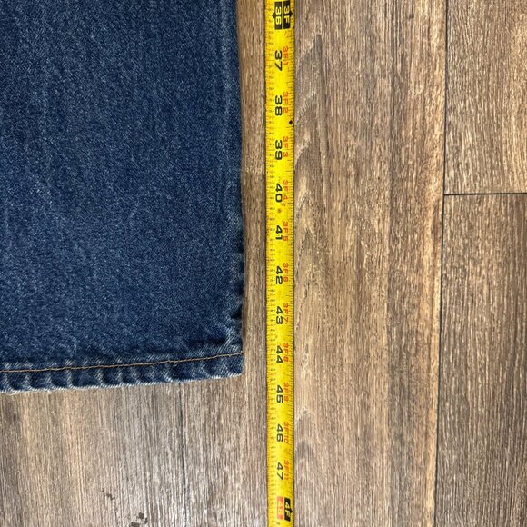 Vintage Levis 517 Jeans Men's 34x34 Blue Boot Cut Made in USA Denim Cowboy 2000 - Picture 9 of 11